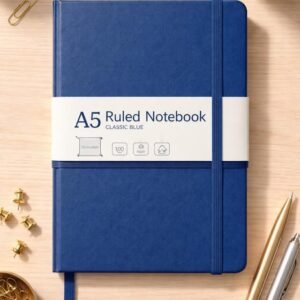A5 Ruled Notebook - Classic Blue